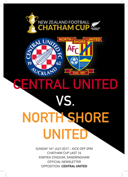 Central United Vs. North Shore United