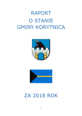 Raport O Stanie Gminy Korytnica 2018