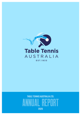 Table Tennis Australia Ltd. 2020