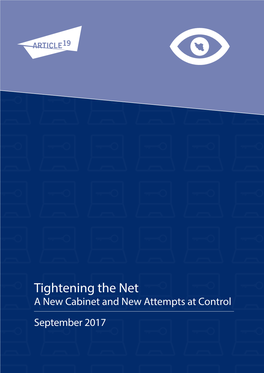 September 2017 Tightening the Net Report