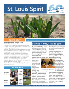 2020 Spring Newsletter