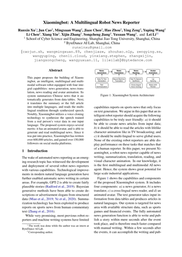 Xiaomingbot: a Multilingual Robot News Reporter