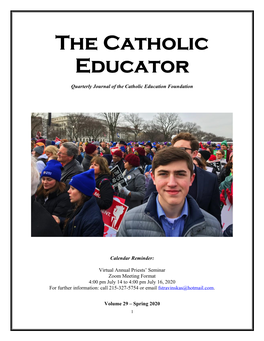 The Catholic Educator