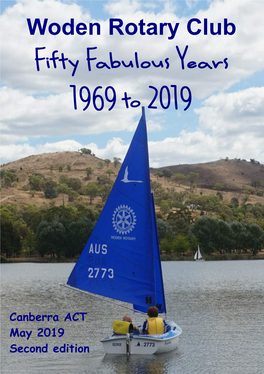 Woden Rotary Club Fifty Fabulous Years 1969 to 2019
