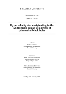 Hypervelocity Stars Originating in the Andromeda Galaxy As a Probe of Primordial Black Holes