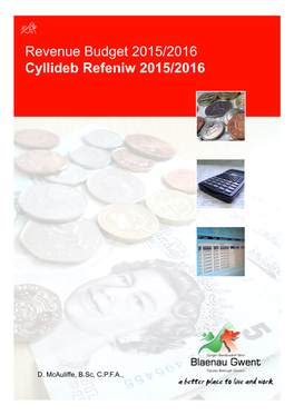 Revenue Budget 2015/2016 Cyllideb Refeniw 2015/2016