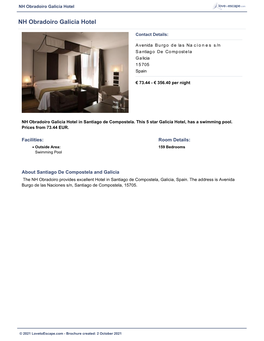 NH Obradoiro Galicia Hotel