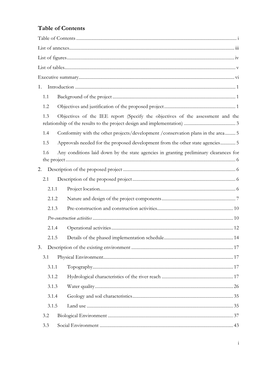 Initial Environmental Examination Study for Proposed