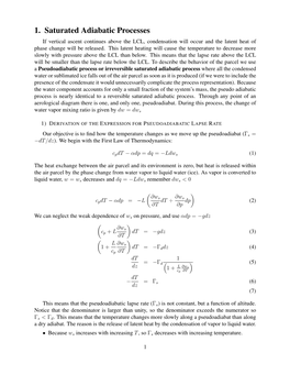 Water Vapor Mixing Ratio Is Given by Dw = Dws