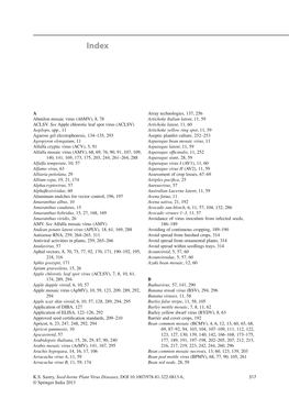 A Abutilon Mosaic Virus (Abmv), 8, 78 ACLSV. See Apple Chlorotic