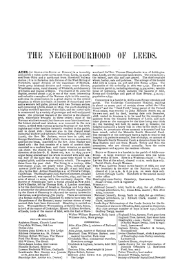 Adel . Walker William Hopwood, Holly Bank England John, Farmer, York Gate Farm • Williarns John, Moor Grange England Thos