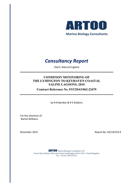 Consultancy Report Client: Natural England