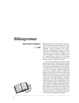 Bildungsroman