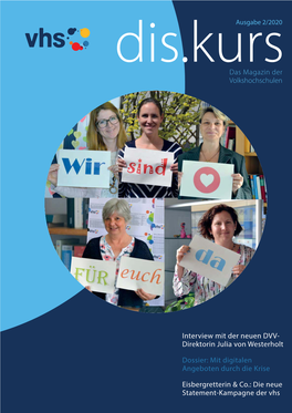 Dis.Kurs Magazin Volkshochschulen 2/2020