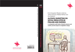 Alcohol Marketing on Social Media Sites in Finland And