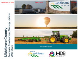 Middlesex County Economic Development Strategy Update