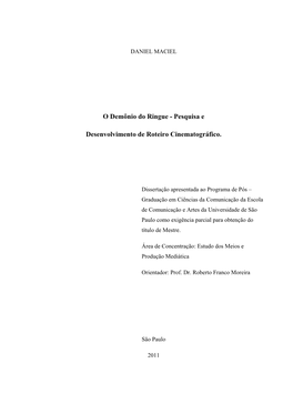 O Demônio Do Ringue - Pesquisa E