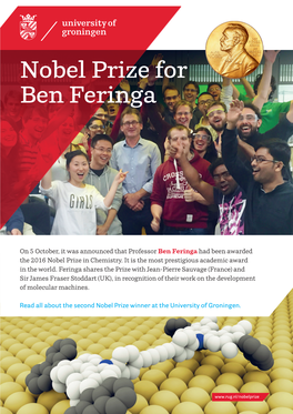 Nobel Prize for Ben Feringa