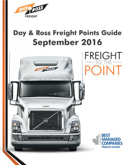 September 2016 How to Use the Points Guide