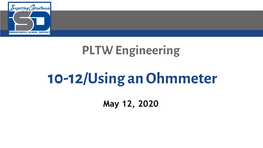 10-12/Using an Ohmmeter