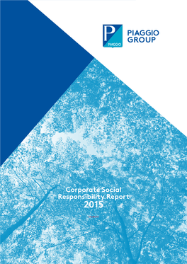 Corporate Social Responsibility Report 2015