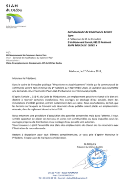 Lettre Enq Pub Cctarn 011019