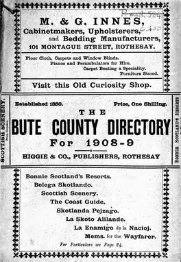 Bute County Directory For