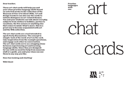 Practise Languages with Our Dear Teacher, These Art-Chat Cards Will