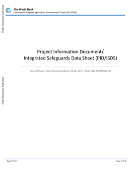 World Bank Document