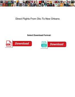 Direct Flights from Okc to New Orleans