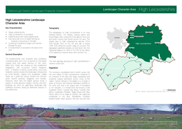 High Leicestershire