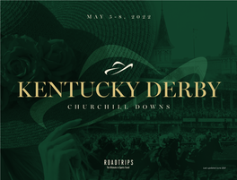 2022 Kentucky Derby Tickets at Churchill Downs