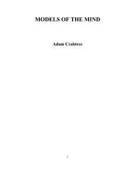 Models of the Mind