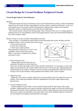 Circuit Design for Crystal Oscillator Peripheral Circuits