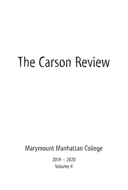 The Carson Review