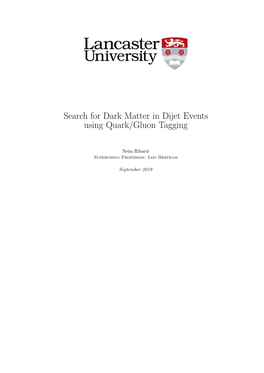 Search for Dark Matter in Dijet Events Using Quark/Gluon Tagging