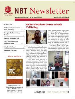 Online Certificate Course in Book Publishing