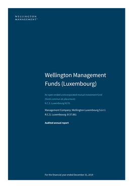 Wellington Management Funds (Luxembourg)