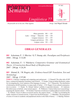 Linguistica 77