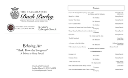 Concert Program