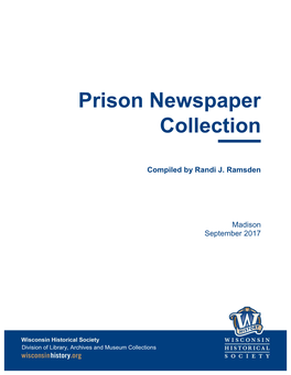 Prison Newspaper Collection