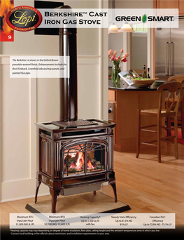 Berkshiretm Cast Iron Gas Stove