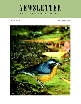 Newsletter for Ornithologists Vol