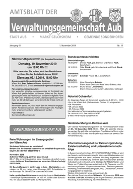 Amtsblatt �Er