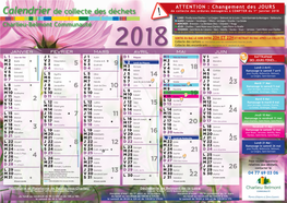 Calendrier De Collecte Des Déchets