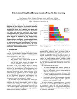 Simplifying Cloud Instance Selection Using Machine Learning