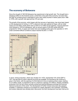 The Economy of Botswana