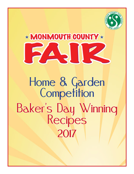 Baker's Day Winning Recipes