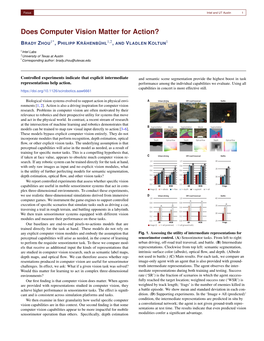 Does Computer Vision Matter for Action?