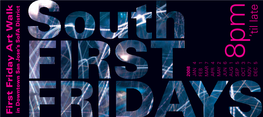 South FIRST FRIDAYS Brochure